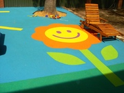 резиновые покрытия для детских площадок